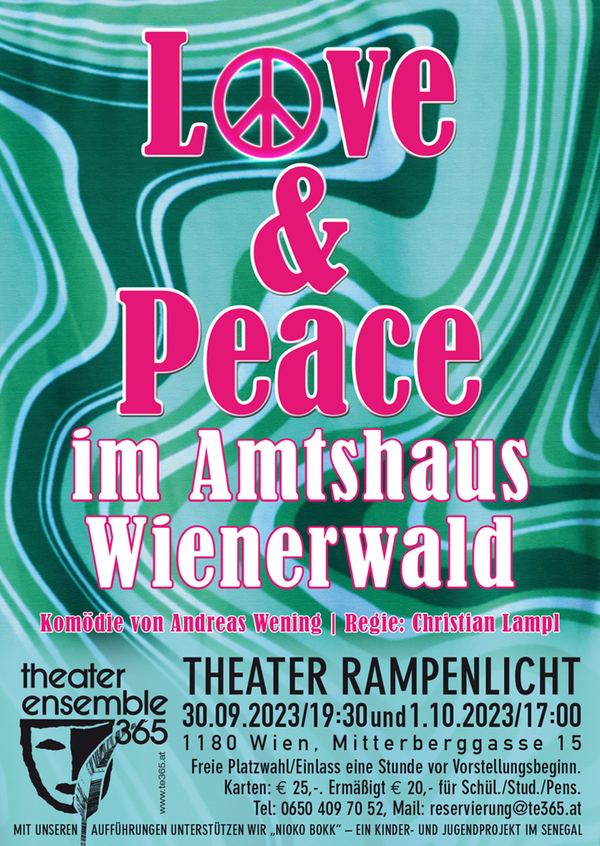 LOVE & PEACE im Amtshaus Wienerwald